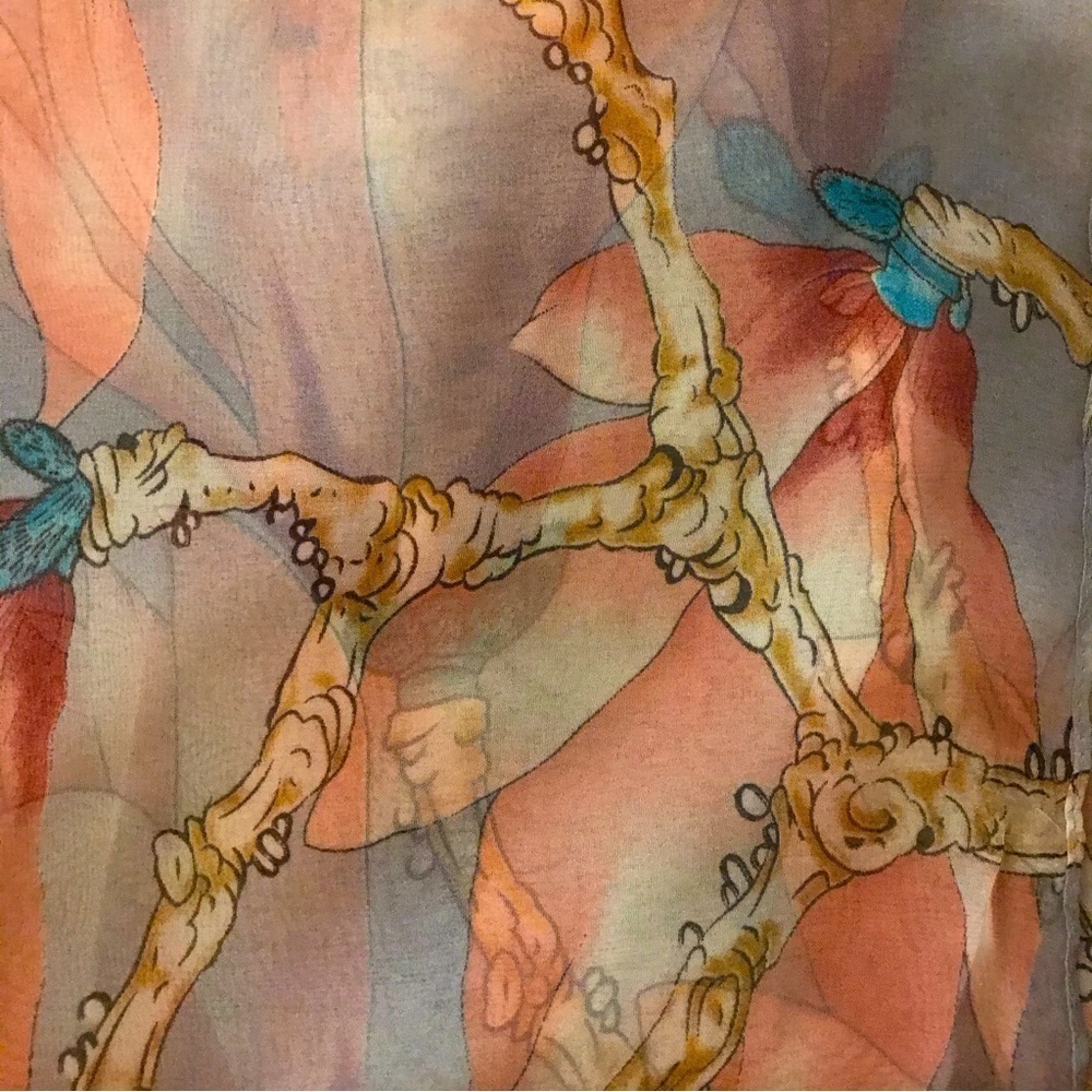 𝅺one in stock NEW! Chiffon Scarf - Picture 5 of 6
